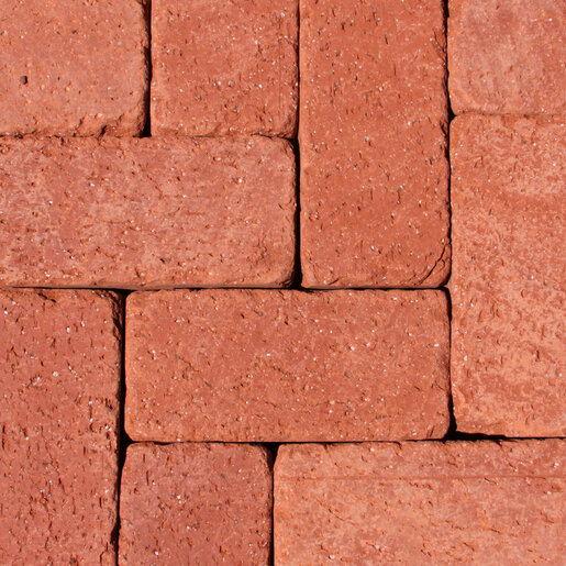 Pacific Clay Primero Full Red 3-3/4 in. x 2-1/4 in. x 8 in. (595